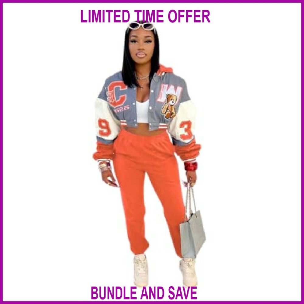 Lightweight Varsity Jacket with Hood, Patches, Button Closure, Stand-Up Collar - Picture 4 of 6